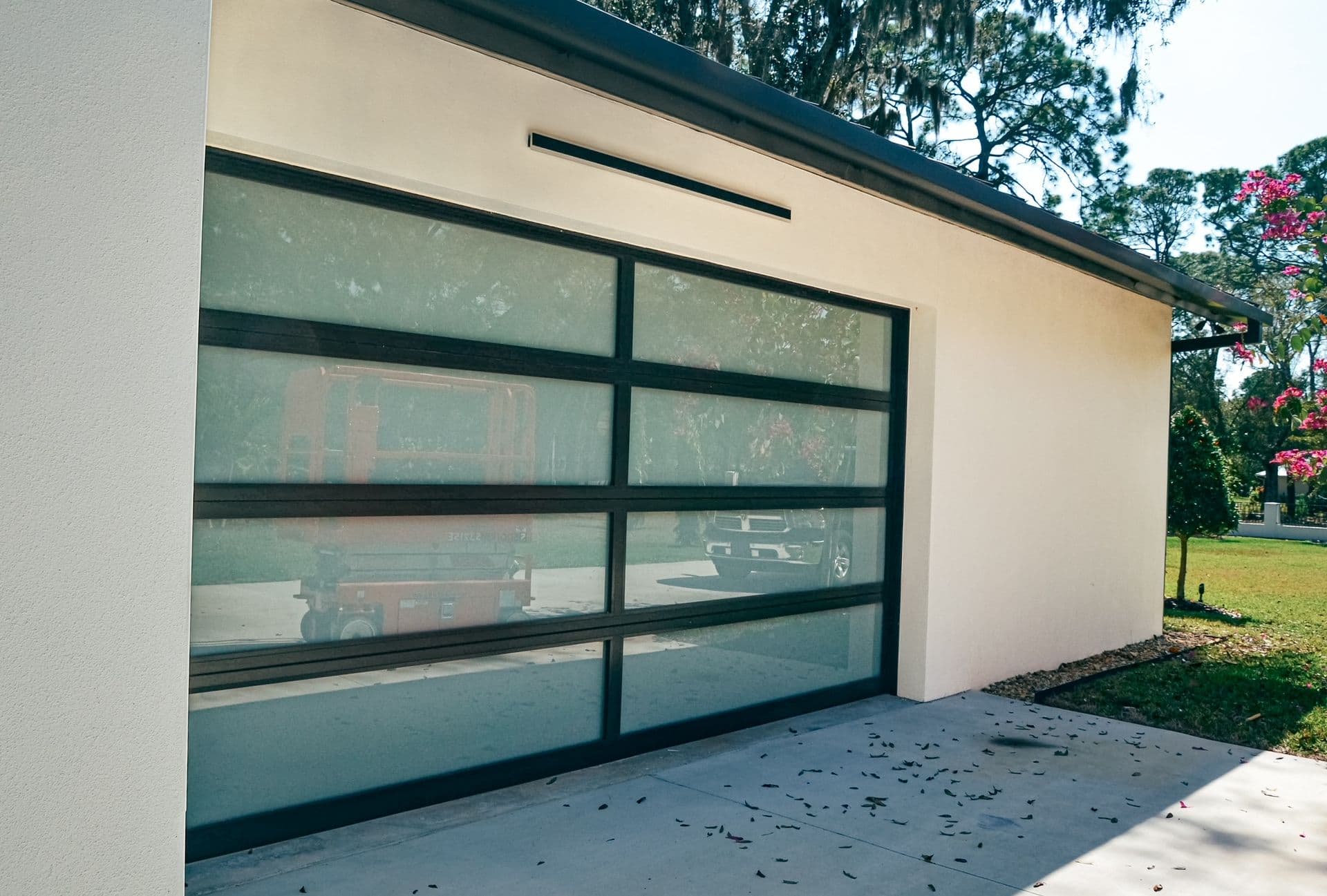 Exterior of Garage Door